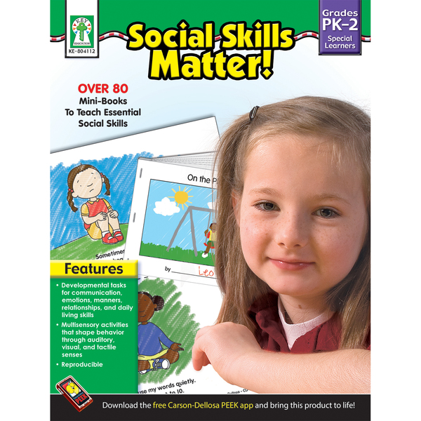 Key Education Publishing Social Skills Matter Resource Book, Grade PK-2, Paperback 804112